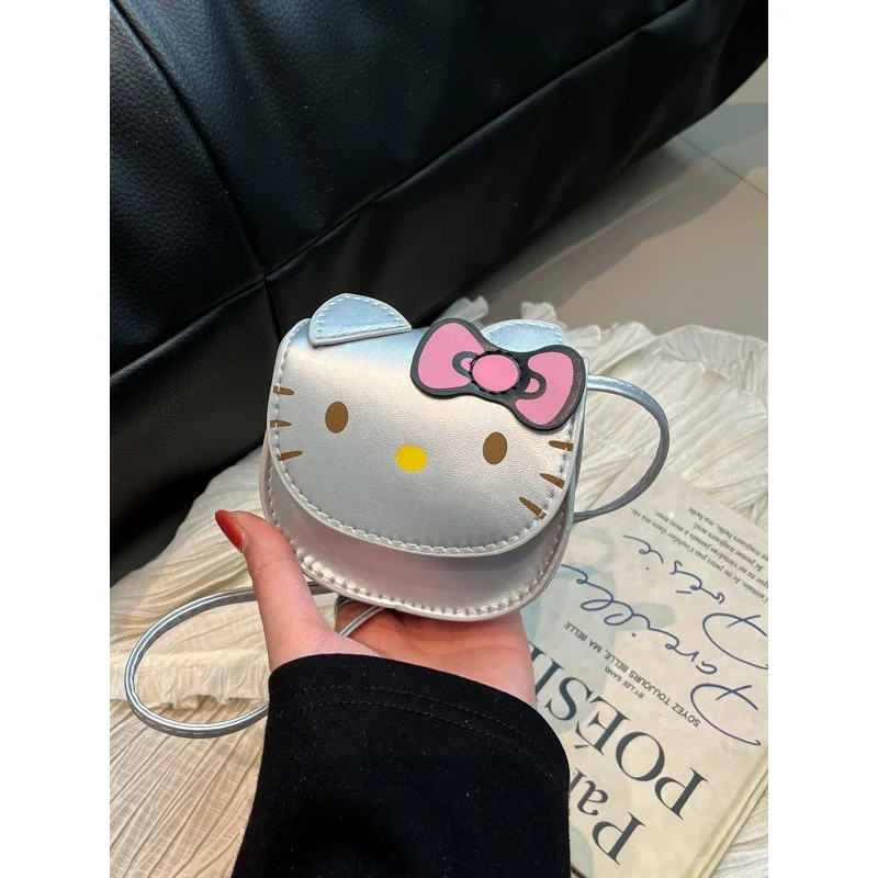 Sanrio Hello Kitty MINI Messenger Bag Cute Cartoon KT Cat Fashion Coin Purse Lipstick Pouch Holiday Gifts