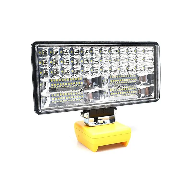 8Inch 84LED Work Light Portable Cordless Tool Lamp Spotlight Emergency Lighting Flashlight For 18V 20V Battery