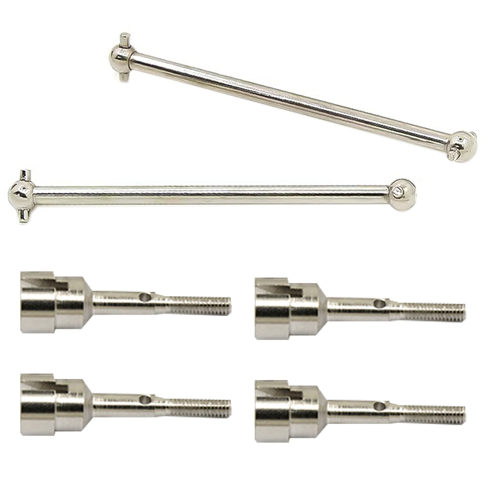 

WOWFU-2 Set For Wltoys 104001 1/10 RC Car Upgrade Parts Accessories, Dog Bone Drive Shaft & Metal Drive Shaft Cup Wheel Axle