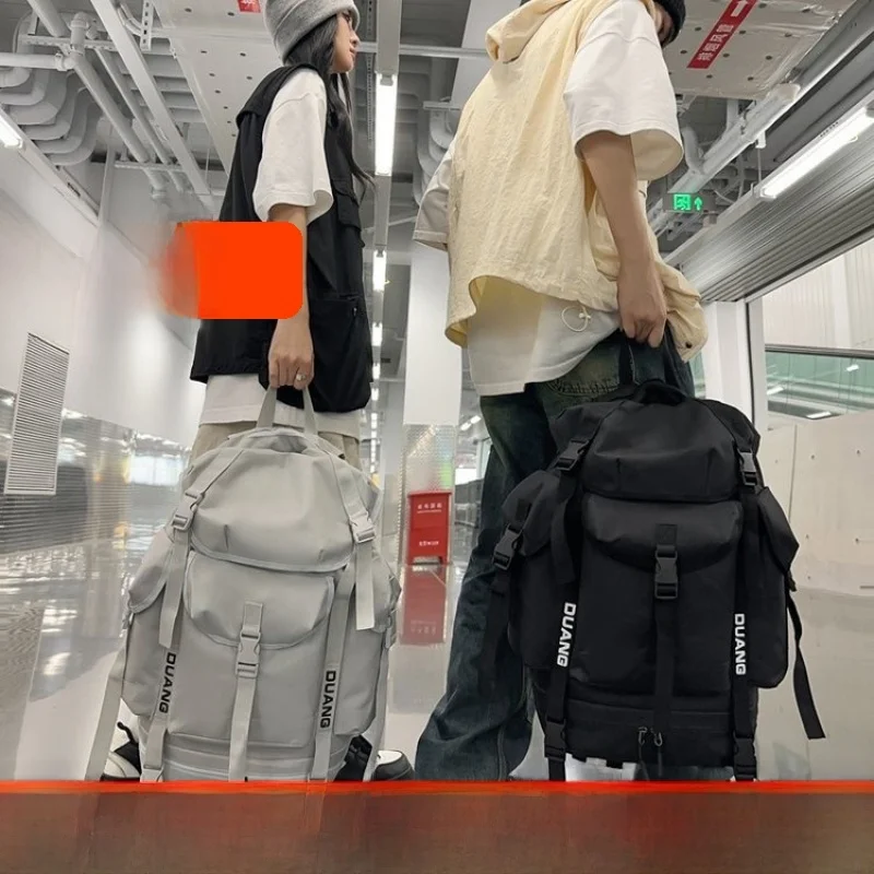 New Men's Sports Training Backpack Large Capacity Travel Double Shoulder Bag High School College Student Bookbag Computer Bag