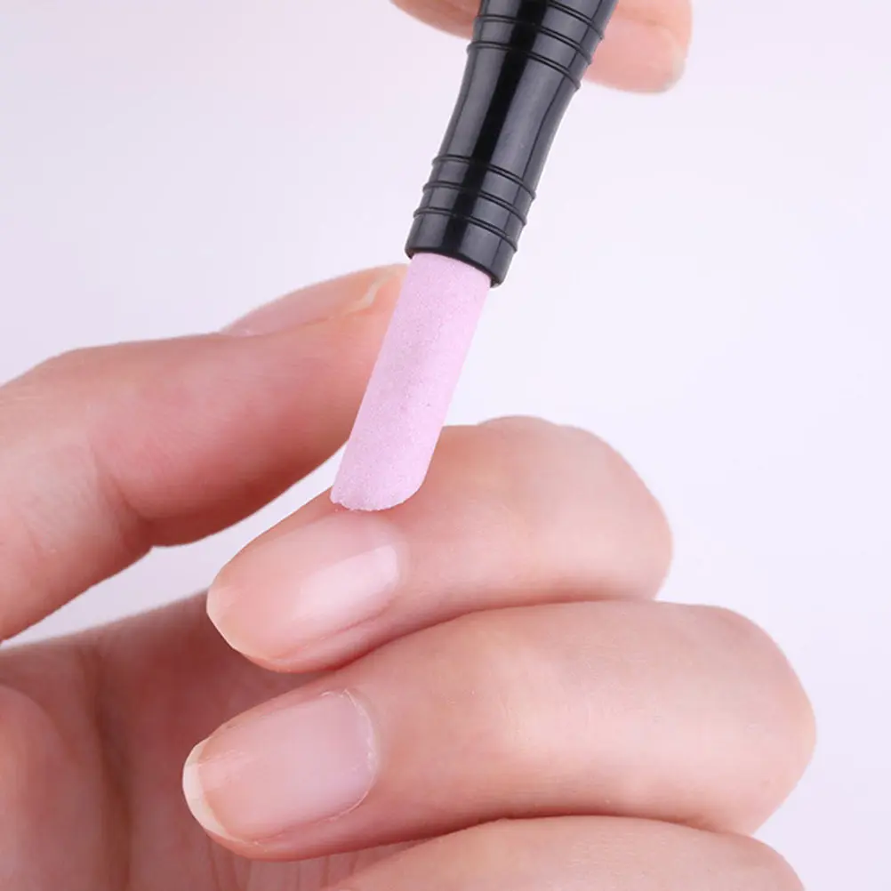 

3pcs Dead Skin Polishing Pen Nail Grinding Cleaner Stick Cuticle Remover Emery Board File For Natural False Nails Manicure