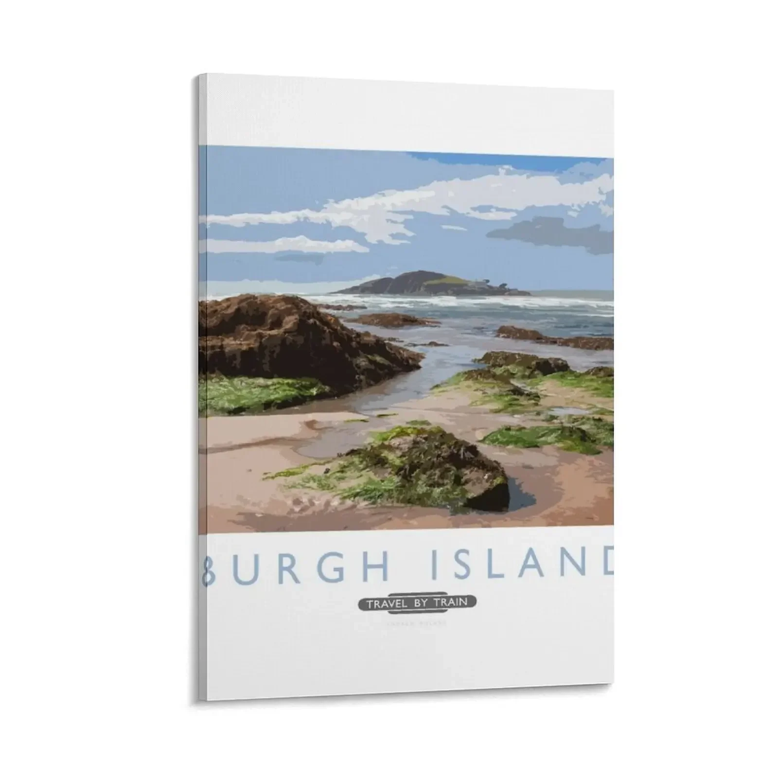 

Burgh Island Canvas Painting decor stickers & posters Wall decoration frame