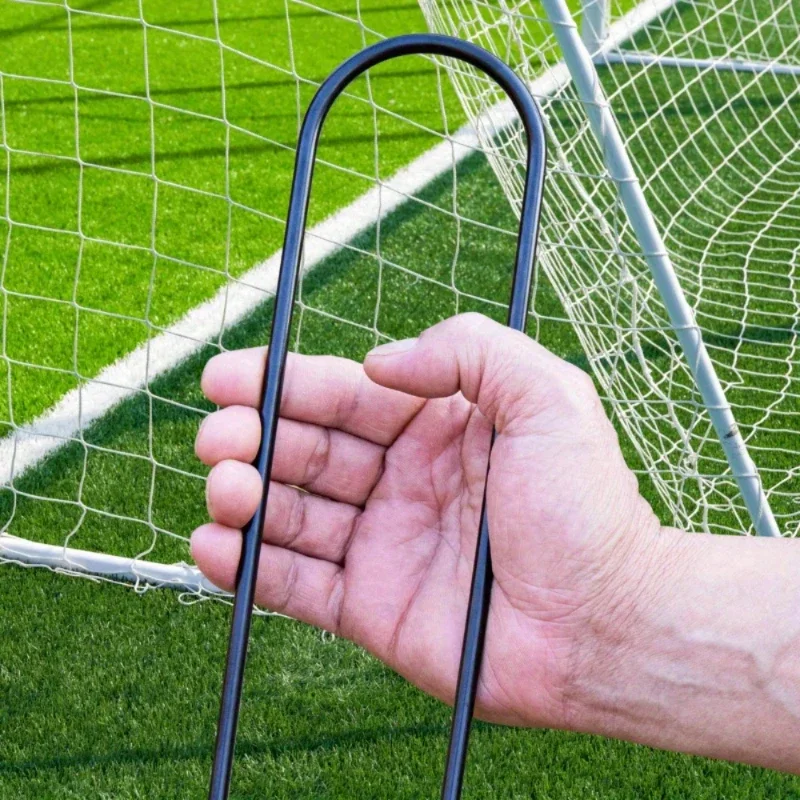 

Top Quality 8pcs Heavy-duty Box Spring Anchor Kit, Suitable For Football Goals Upgraded Black Heavy-duty U-shaped Ground Nails