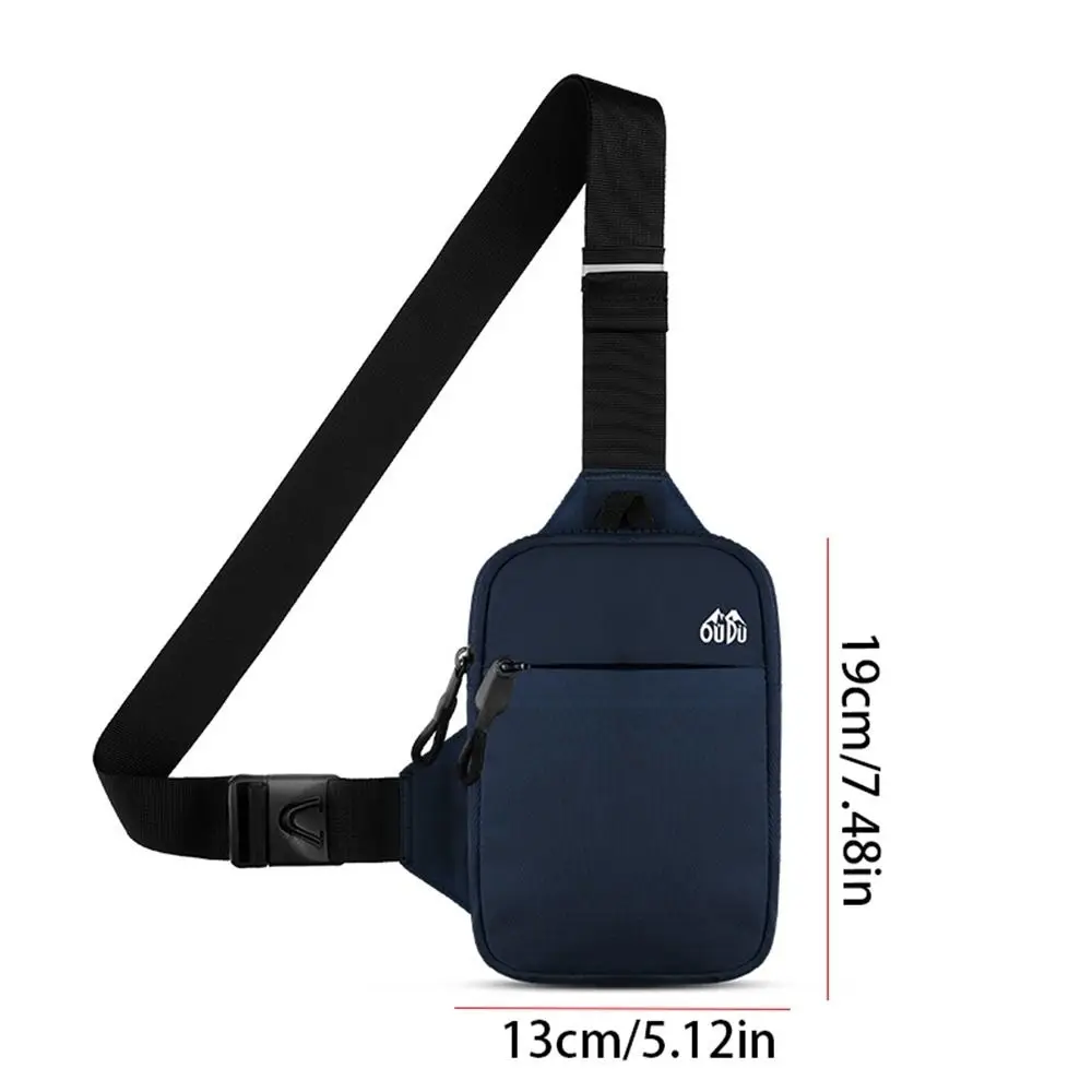 Mobile Phone Bag Square Bag Chest Bag Fashion Waterproof Nylon Shoulder Bag Mini Messenger Bag Sports