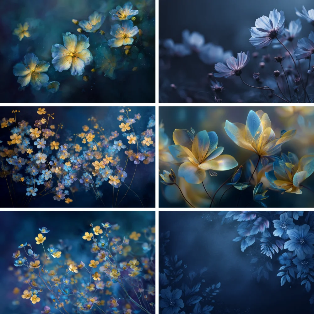 

Blue White Flowers Photography Background Chinese Style Blue Wall Scenery Bride Shower Wedding Birthday Party Decoratin Backdrop