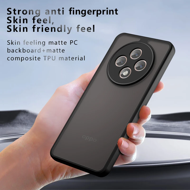 Case For OPPO Reno 12 F 12FS 5G F27 Luxury Matte Transparent Armor Cover For OPPO Reno 12 FS Acrylic Shockproof Bumper Funda