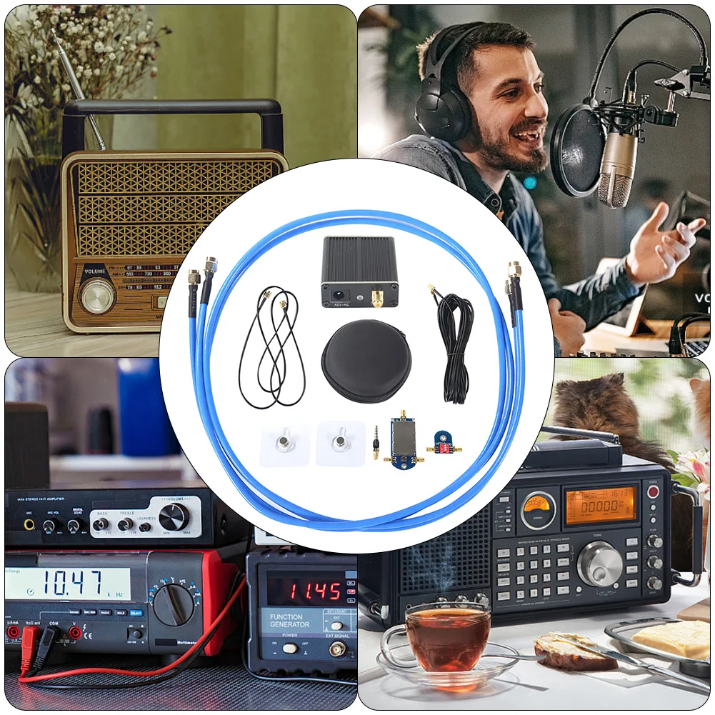 

Active Magnetic Loop Antenna Wideband 50K-500MHz Portable Magnetic Loop Antenna 17dB HF AM FM VHF UHF SDR Receiver Radio