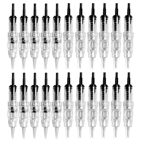 10/20/50/100 Uds. Cartucho para tatuar labios estériles agujas tatuaje de cejas para maquillaje permanente pluma máquina de labios 1RL/2RL/3RL/5RL/7RL/3F