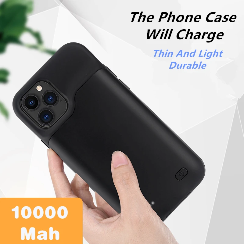 10000Mah per IPhone12 Mini 12 Pro Max custodia per batteria caricabatteria in Gel di silice per IPhone 12 Pro Power Case