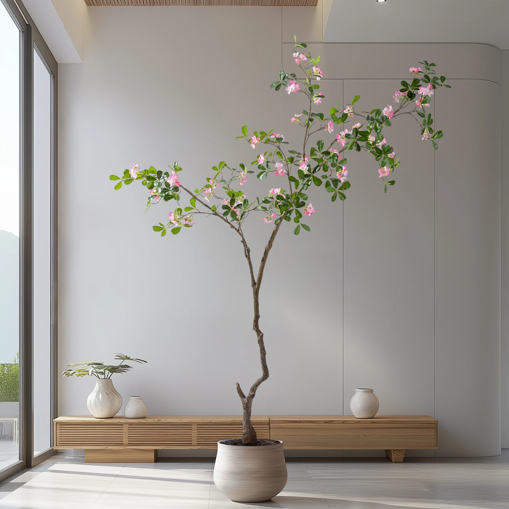 Realistic Artificial Tree for Home Decor Soft Touch Plastic Living Room Decorative Tree UV Certificate for Birthday Celebrations