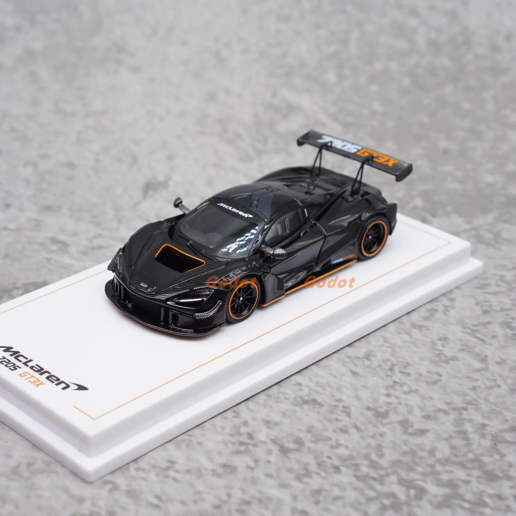 Modèle de voiture miniature en alliage moulé sous pression CM 1:64, 720S GT3X Supercar, jouets de voitures classiques, souvenirs nostalgiques, cadeaux pour adultes, exposition statique