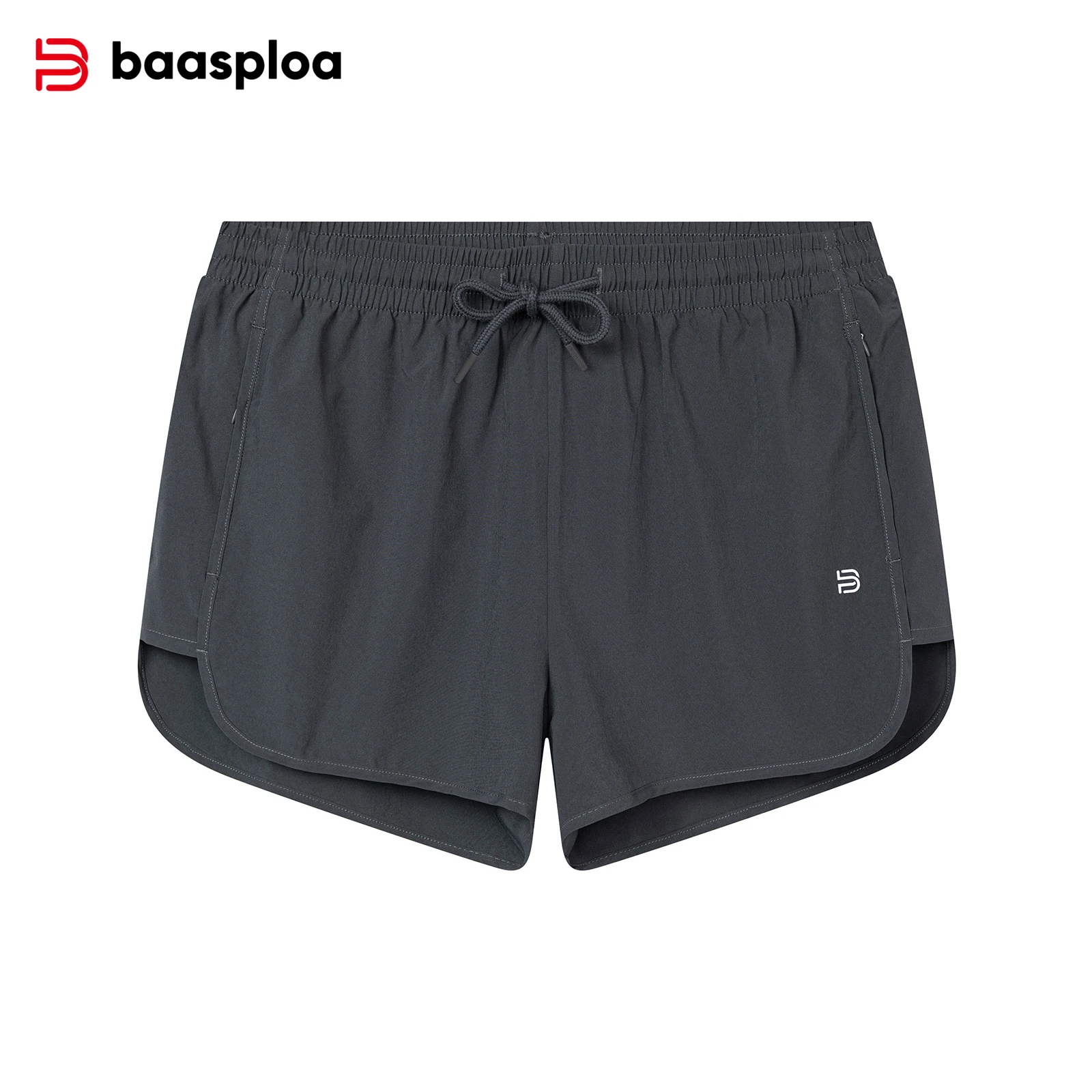 Baasploa Women Running Shorts 2024 Summer Outdoor Casual Lace up Sports Shorts Female Fashion Breathable Quick-Drying Shorts