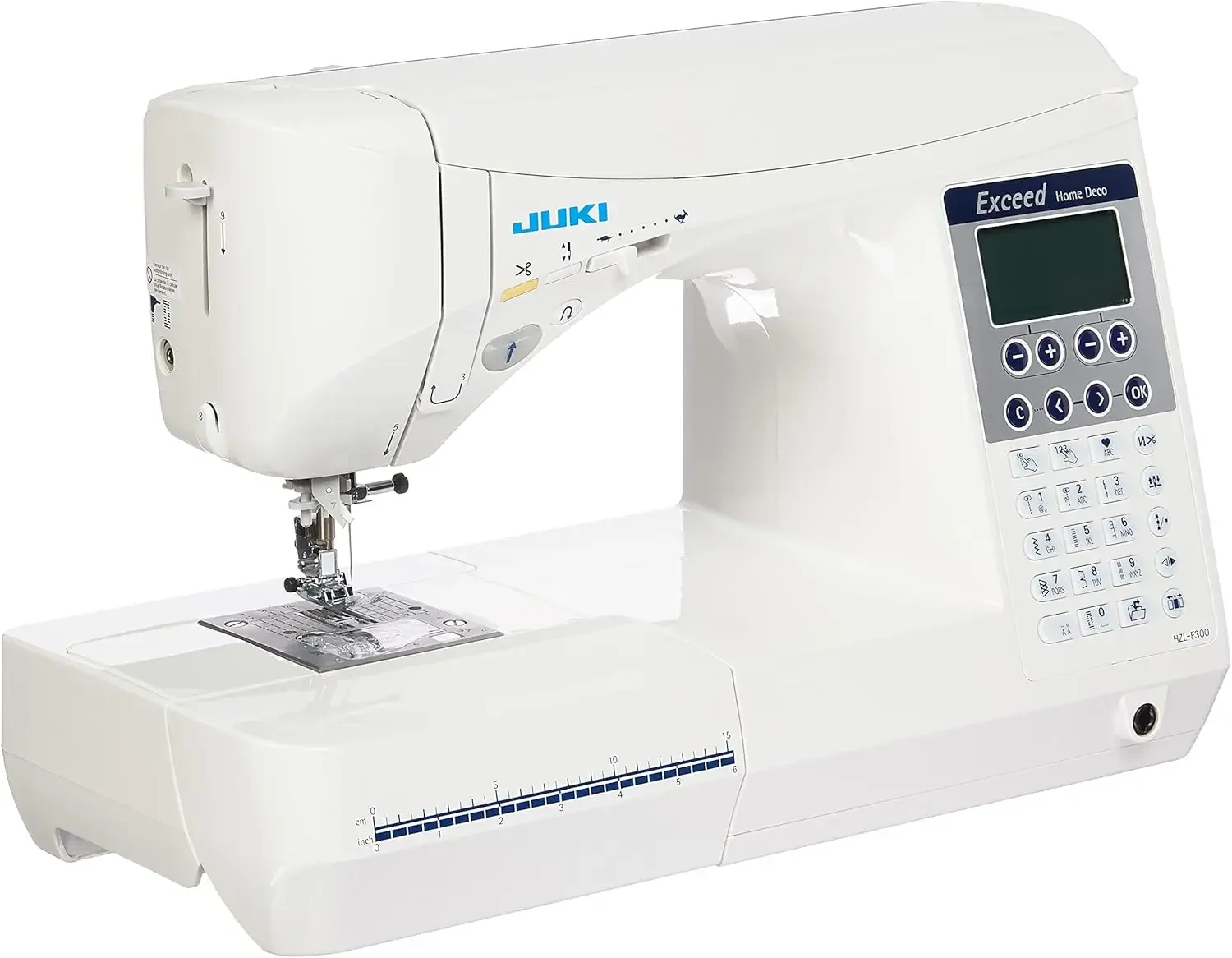 Sewing and Quilting Machine White 106 stitch patterns 3 fonts for versatility and simplified use with free arm