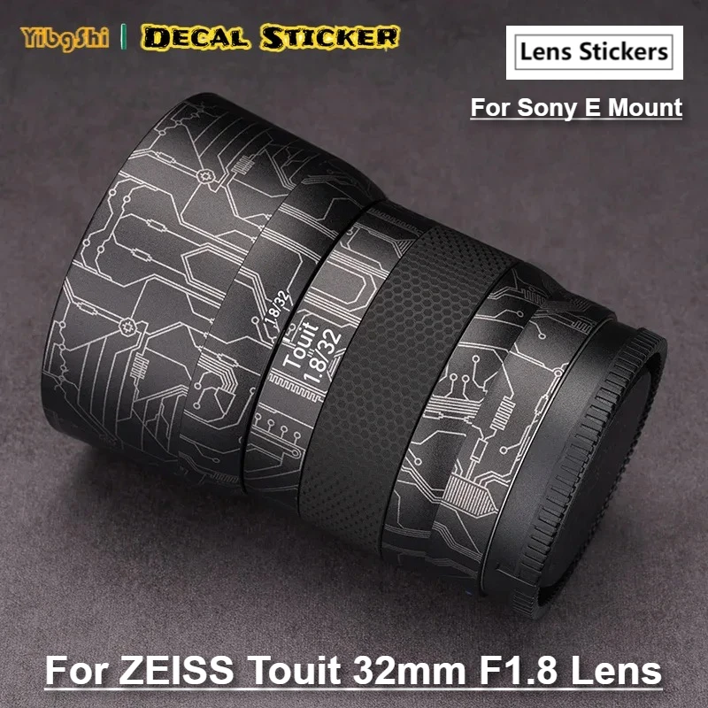 

Для ZEISS Touit 32 мм F1.8 для Sony E Mount Decal Skin Camera Lens Sticker Виниловая пленка против царапин Touit 32 1.8 F/1.8 1.8/32