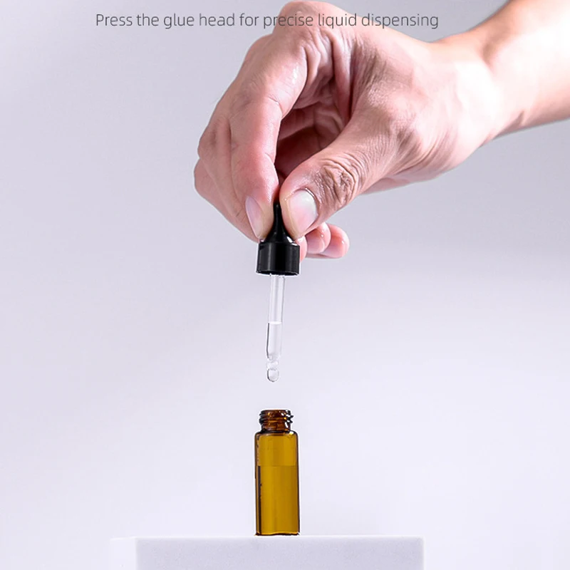 50Pcs 5ml 앰버 유리 에센셜 오일 병 오일 혼합물 향수 실험실 화학에 대 한 빈 리필 여행 액체 샘플 유리 병