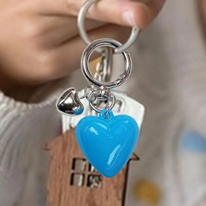 Heart Cute Keychain Key Holder Keychain Love Pendant Bag Charm Couple Keychain Matching Keychains Heart Pendant Cute Keychain