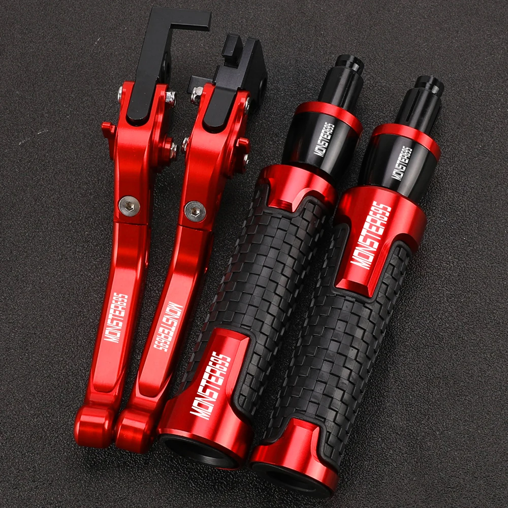 

For DUCATI 695MONSTER 695 MONSTER 2003 2004 2005 2006 Handlebar Handle Bar Grips Motorcycle Parts Adjustable Brake Clutch Lever