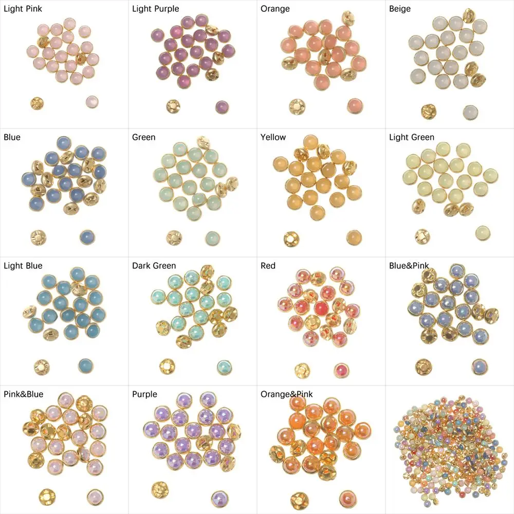 20/40 pçs bonito casa de bonecas em miniatura acessórios diy boneca roupas pullip costura mini botões pérola 1/6 bonecas