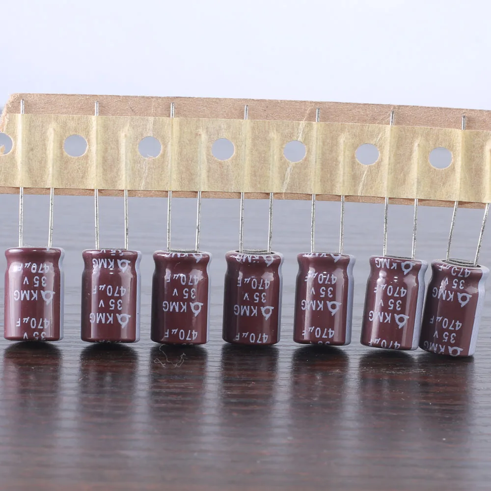 

10pcs NCC Nippon Chemi-Con KMG 470mfd 35v 470uf electrolytic Capacitor caps