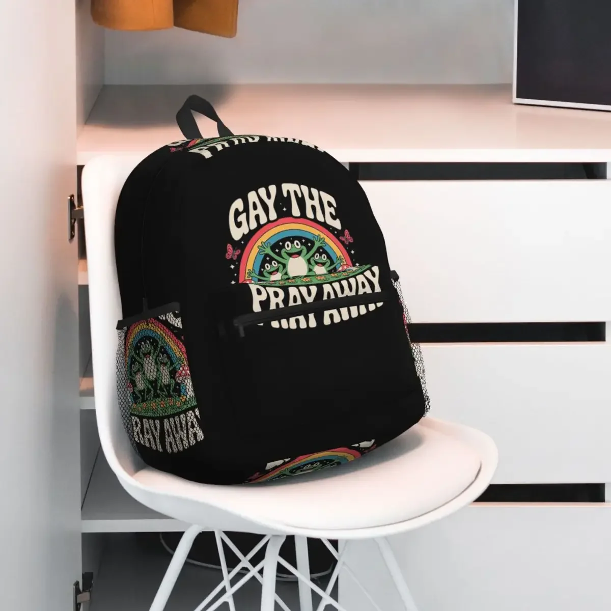 

Рюкзак Gay The Pray Away Rainbow Meme Frogs ЛГБТ-прайд ЛГБТQ5, детский рюкзак, школьная сумка, сумки на плечо для мужчин и женщин