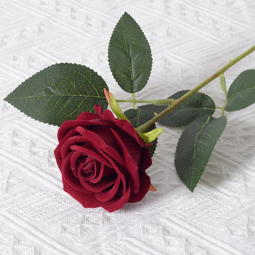 1 Stück realistischer künstlicher Rosenstrauß für Hochzeiten, Geburtstage und mehr, für Blumenarrangements und Heimdekoration