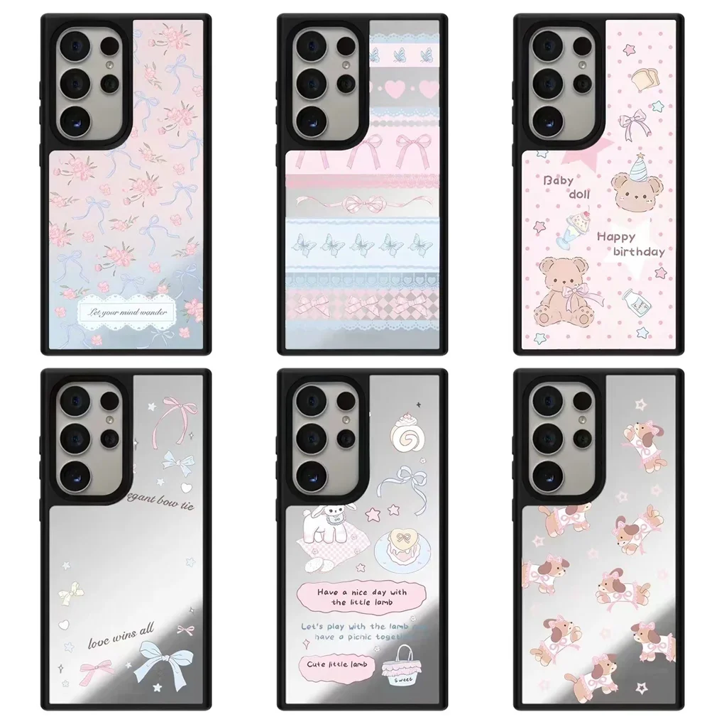 

Forest Cartoon Mirror Surface Magnetic Case for Galaxy S23 S24 S25 Ultra Plus S25+ S25U Case