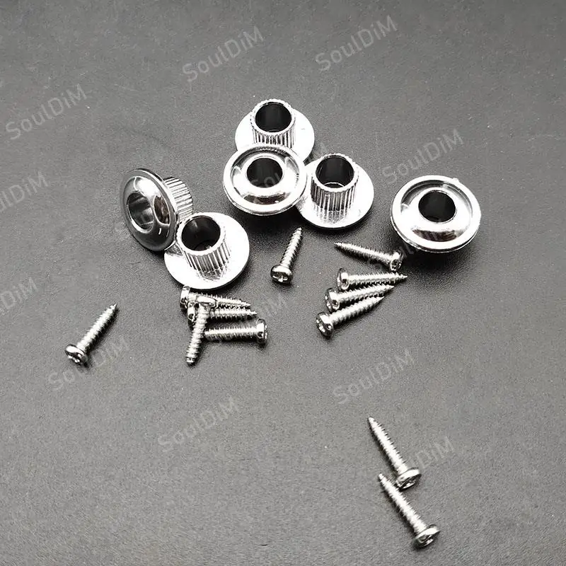 6pcs Guitar Tuning Peg Machine Head Semi Closed Guitar Peg Keys Tuners Machine Electric Replacement