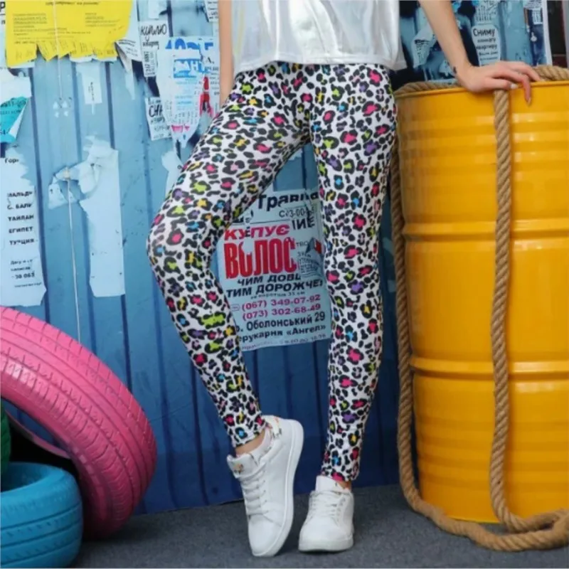 Plus size High Waist Animal Printed Leggings Soft Stretchy Women Sexy Leopard Print Pencil Pants Fitness Yoga Leggings S-4XL
