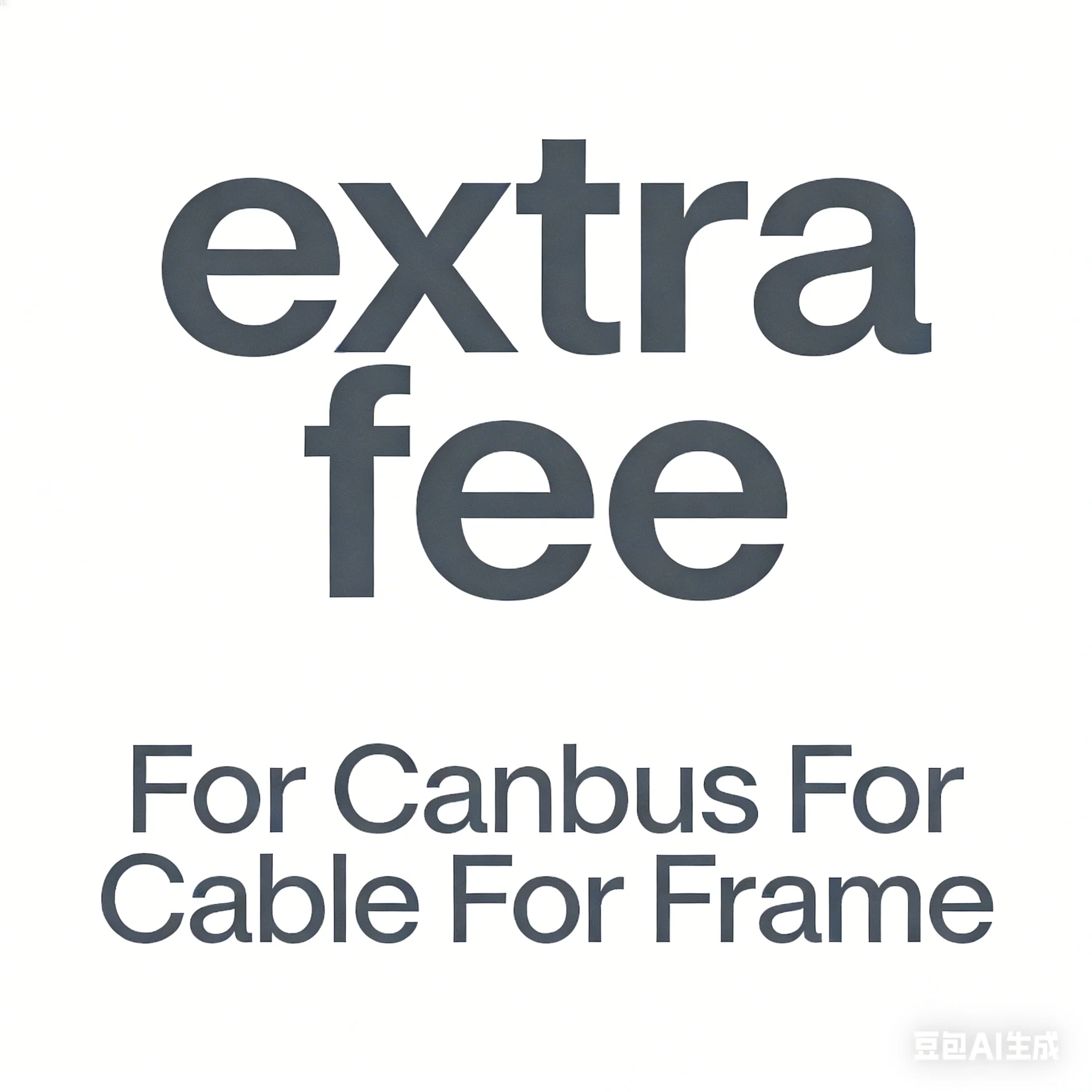Extra Fee for DAB Extra Fee For Cable For Canbus For Frame