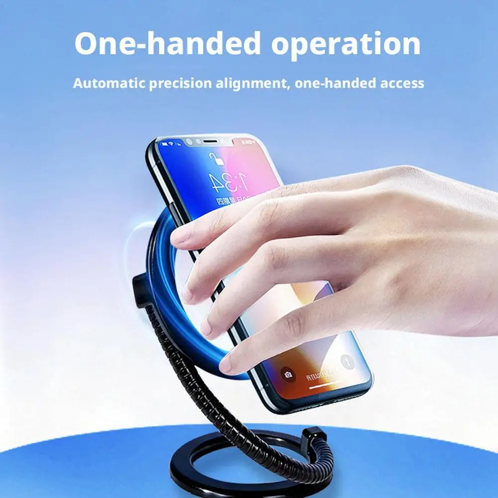 

Магнитный держатель для телефона, двусторонний магнитный складной настольный держатель для телефона, вращающаяся складная подставка для настольного телефона