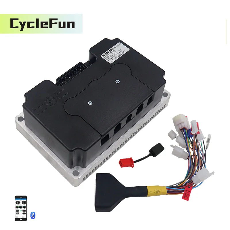 

Hall Sensor FarDriver 2KW-3KW ND72340 V2 48V/72V DC 120A Phase 340A Controller With Bluetooth For Electric Scooter Motorcycles