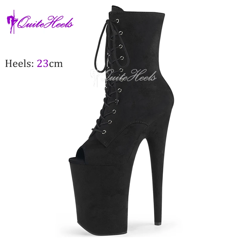 

23CM sexy ladies exclusive Ankle Boot, sexy pole dance stripper high heels platform heels, nightclub performance shoes
