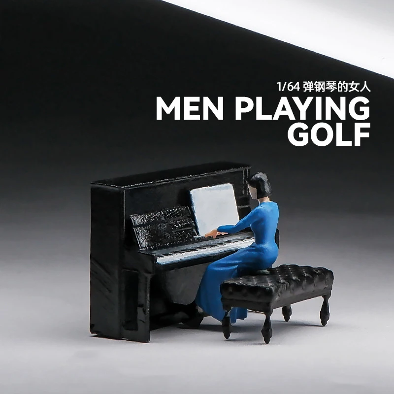 1/64 Bilancia Figura Band Cantante Modello Resina Figure In Miniatura Diorama Minifigure Scene di Garage FAI DA TE Giocattoli Artigianali Da Collezione