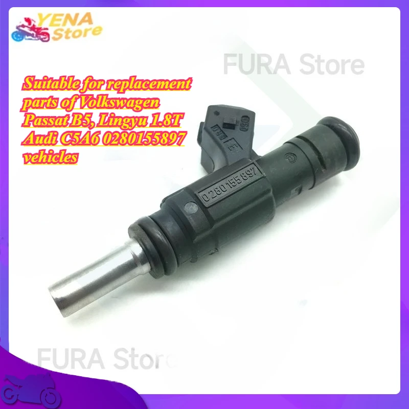 

Автомобильные топливные форсунки подходят для запасных частей автомобилей Volkswagen Passat B5, Lingyu 1.8T Audi C5A6 0280155897.