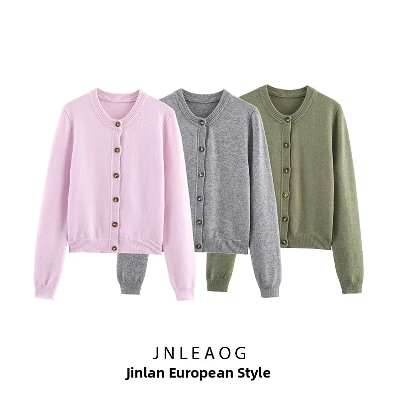 

Faionable Long Sve Mixed Fabric Jaet for Women Autumn New Sle Versatile Outerwear Ladies' ort Coat Polyester Fiber