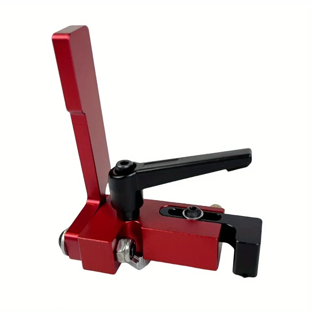 Holzbearbeitungs-Gehrungsschienenstopper, Mehrfachschlitz-Zaun-Schiebebegrenzer, Ortungsgerät – Gleitschiene, Block-Rutsche-Begrenzer aus Aluminiumlegierung – Detail 7