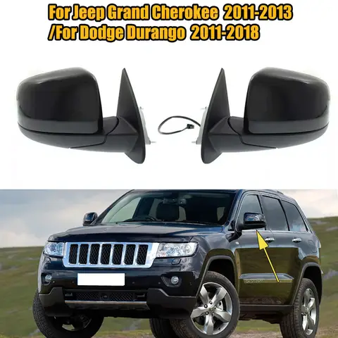Jeep Grand Cherokee 2011-2013/Dodge Durango 용 ‌   2011-2018 측면 백미러 어셈블리 5 와이어 7 와이어 11 와이어