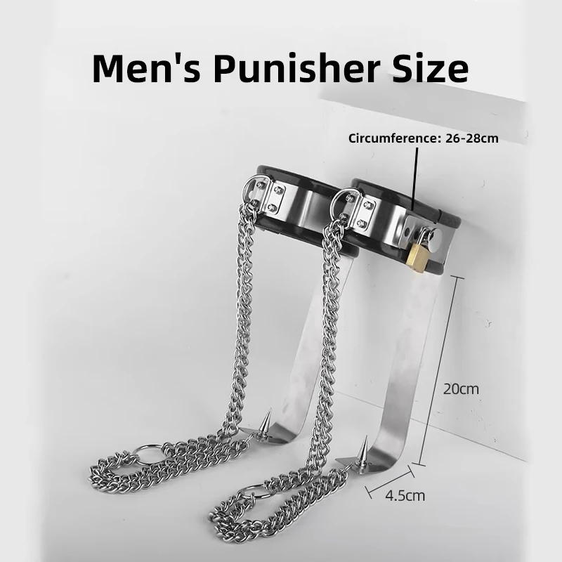 SM fetish ankle cuffs, punishment device, master-slave tasks, punishment props, male and female training, adult sexual products