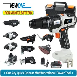 Cordless Brushless Impact Dill Recip Saw Jig saw Circular Saw Chainsaw Oscillating Tool Sander Screw Driver  For makita Battery