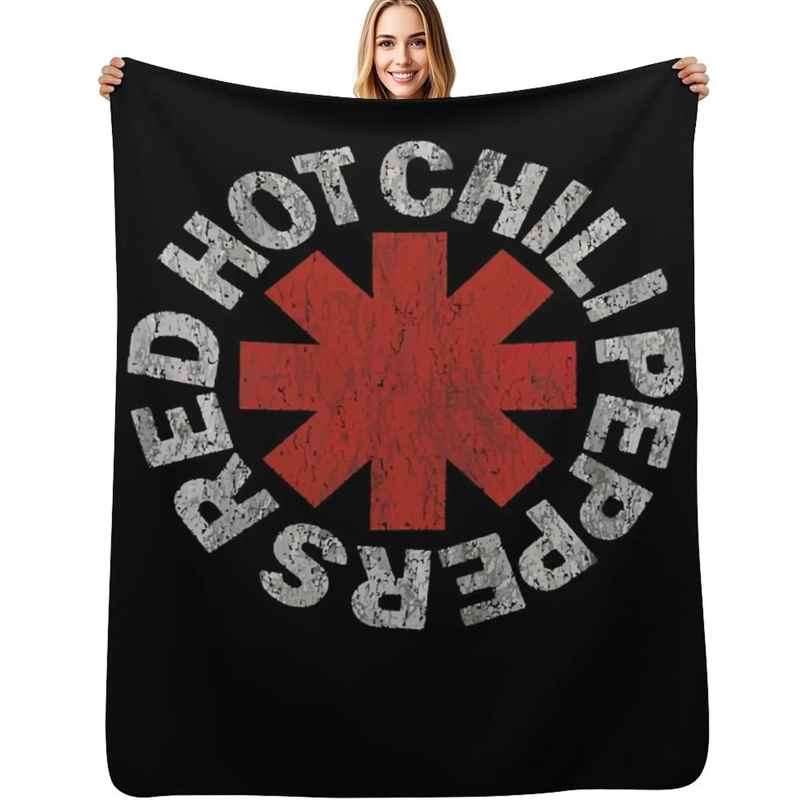 Red Hot Chill Peppers Throw Blanket All Season Lightweight Soft Blanket for Bed