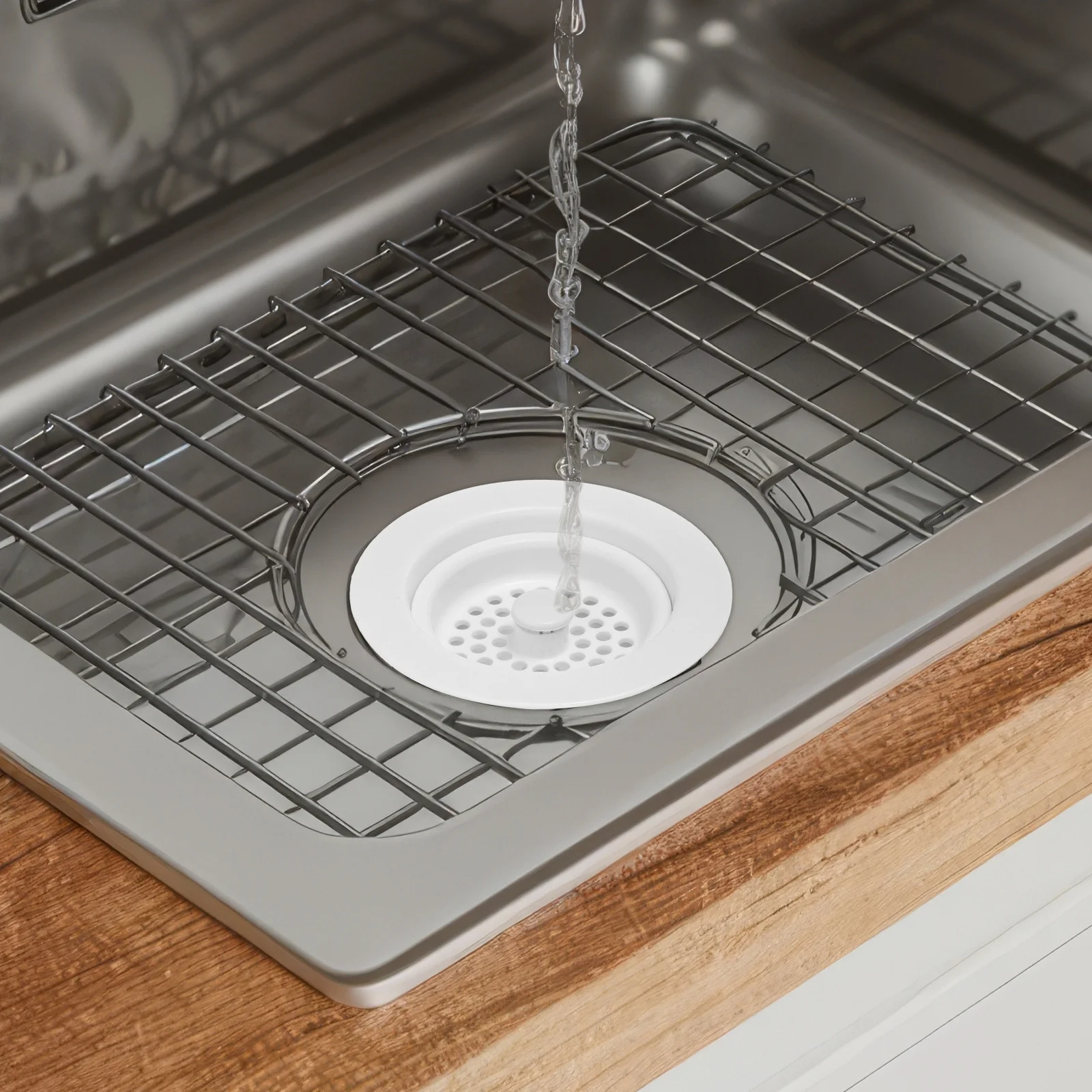 Filtro de pia de cozinha universal, rolha de drenagem de plástico, cesta coletora de alimentos, kit de filtro anti-entupimento, acessórios para rv