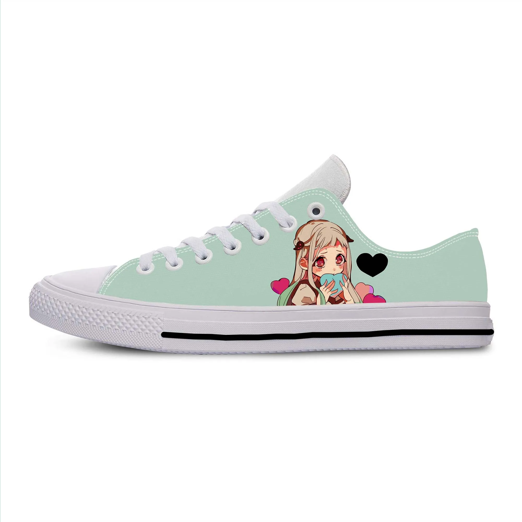 Anime Cartoon Toilet Bound Hanako Kun Yashiro Nene Casual Cloth Shoes Low Top Breathable Lightweight 3D Print Men Women Sneakers