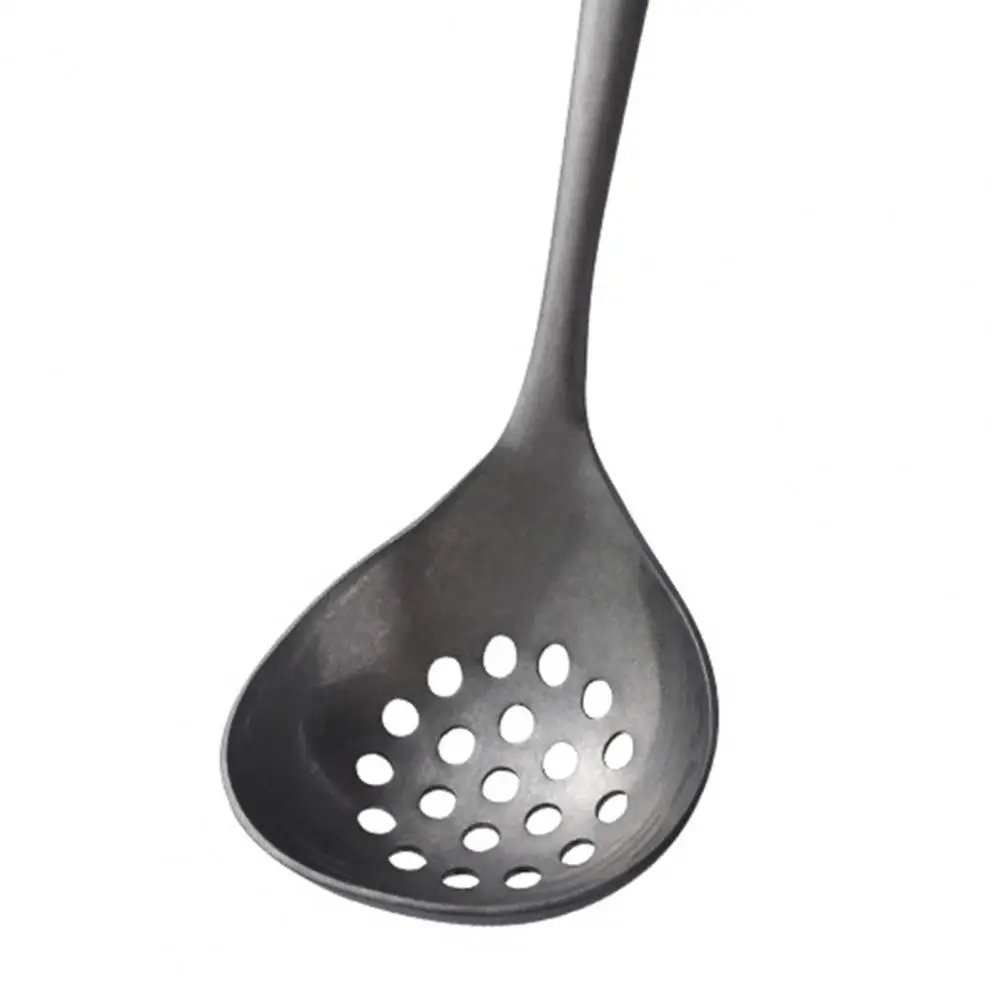 Food Straining Ladle Retro Skimmer Spoon Stainless Steel Slotted Ladle Colander Strainer Scoop for Cooking Home Kitchen