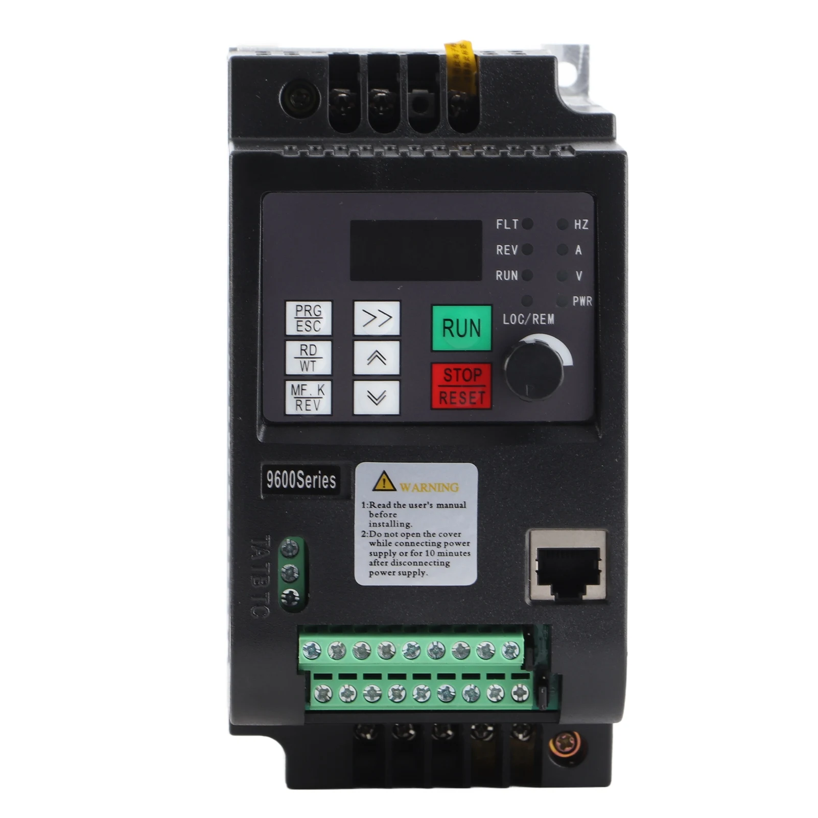 

2.2KW 220VAC Single‑Phase to 3‑Phase VFD Inverter Speed Control Vector Frequency Converter Frequency Converter VFD