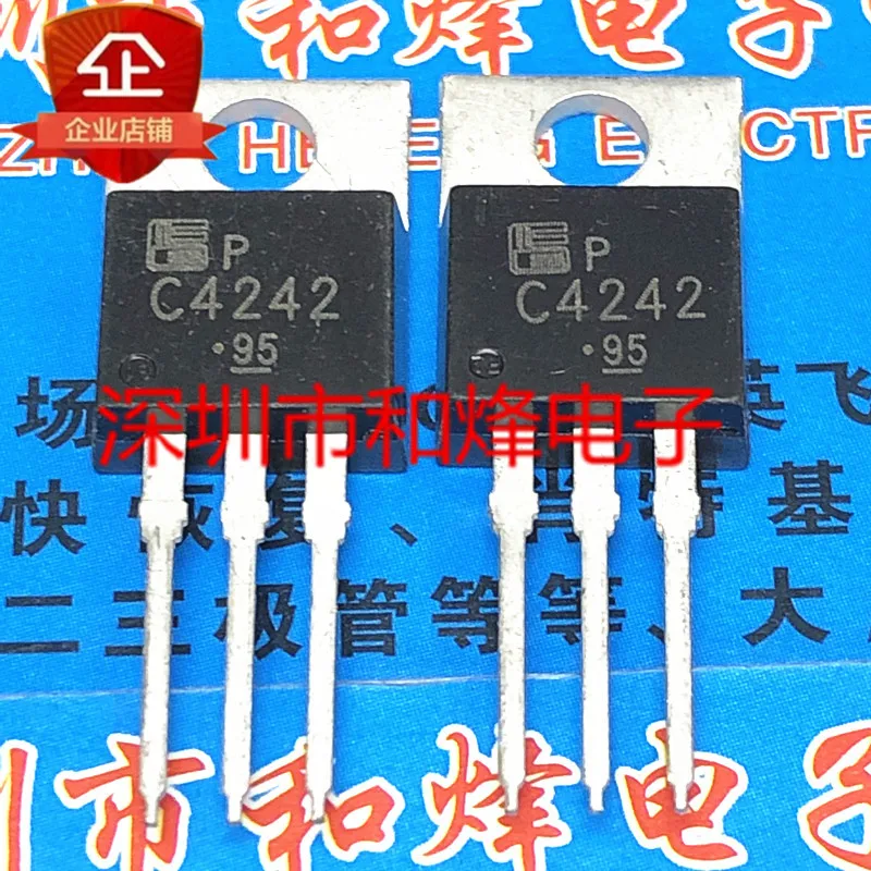 5PCS-10PCS C4242 2SC4242  TO-220 400V 7A  New and Original On stock