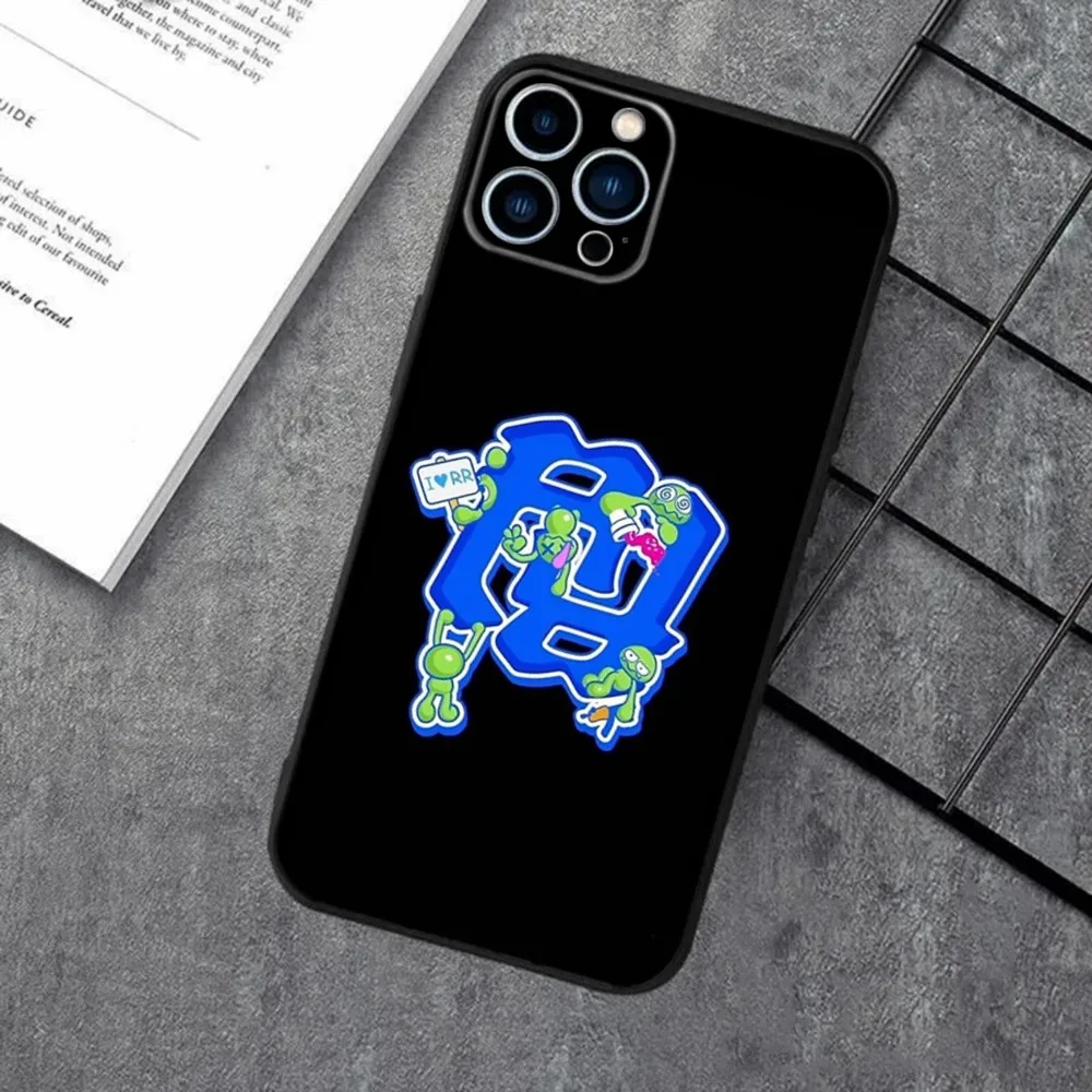 KanKan Rapper R.R  Phone Case For Apple iPhone 15,14,13,12,11,XS,XR,X,8,7,Pro,Max,Plus,mini Silicone Black Cover