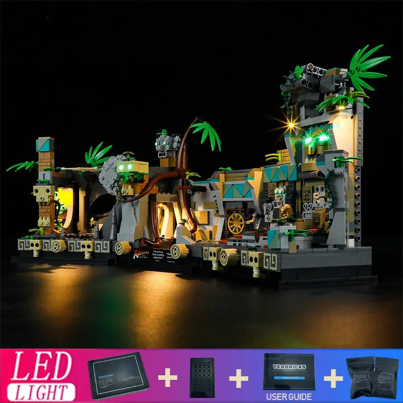 Diy LED Light Kit For LEGO 77015 Golden Idol（Only LED Light,Without Blocks Model ）