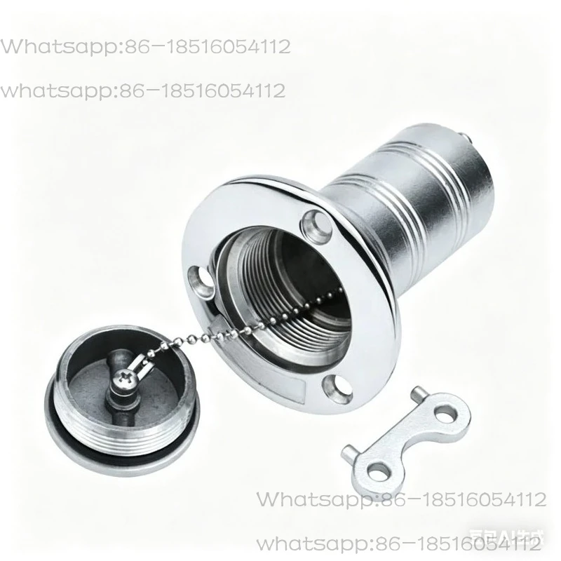 316 Stainless Steel Fuel Tank Body Refueling Port Water Injection Port Marine Hardware Yacht Accessories Oil Tank Water Car RV