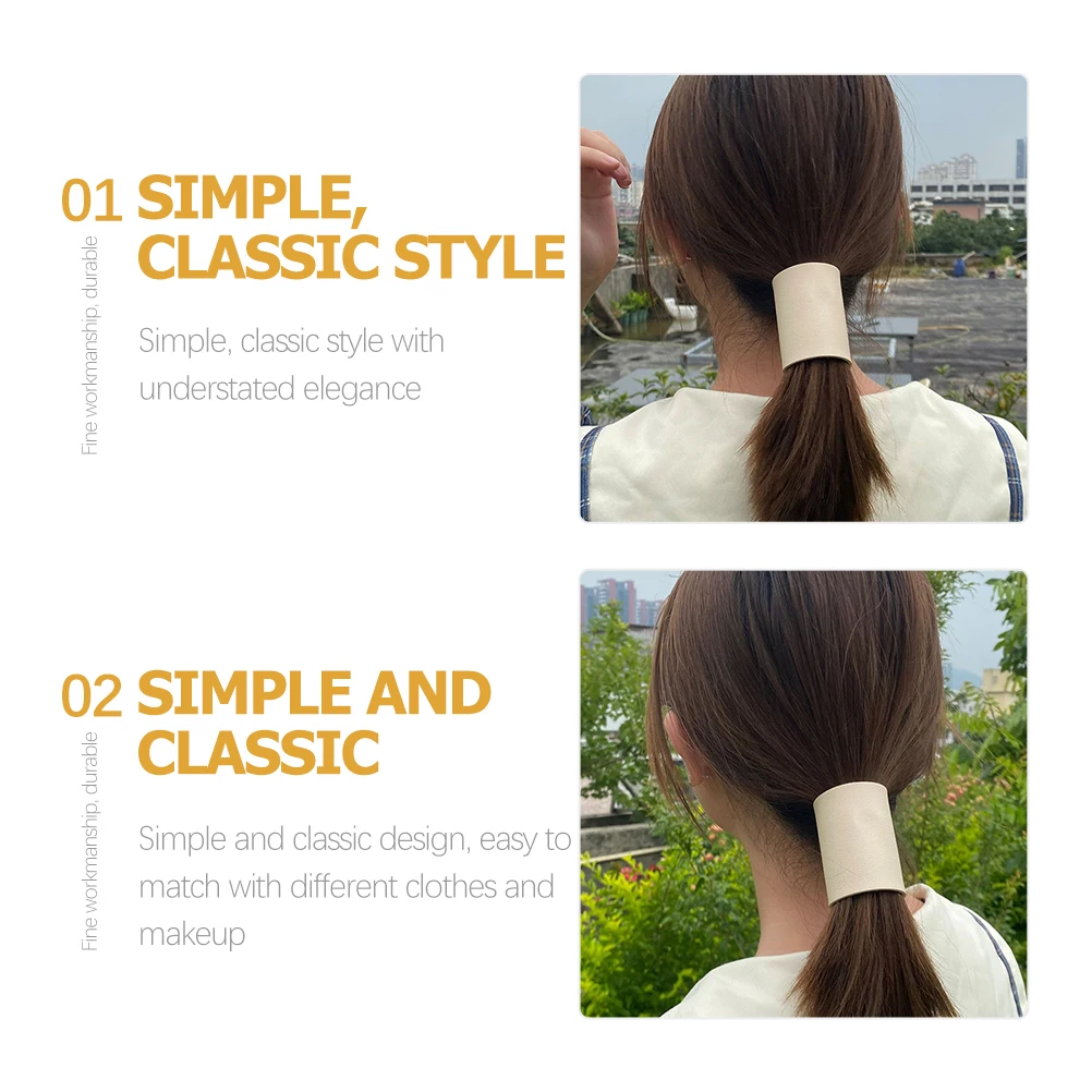 

Hair Accessories Elastic Ties for Women Bands Girl Cuff Wrap Headband Buckle Cuffs Simple Elastics