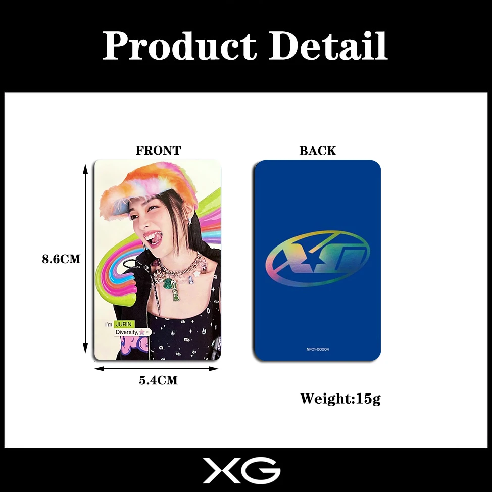 Kpop Japan's New Combination XG 3 Specialized Small Cards of High Quality Collect Postcards for Fans